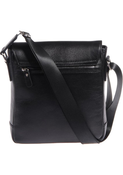 Unisex Hakiki Deri Evrak Çantası Grercnt4251 Siyah
