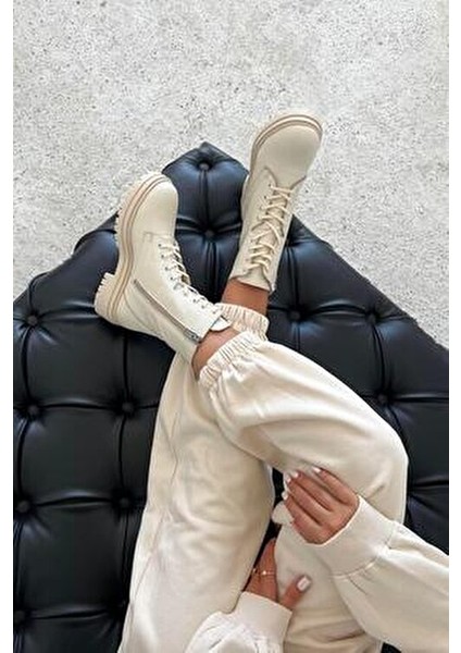 Walker Kadın Hakiki Deri Postal Bot Bej fiyatları