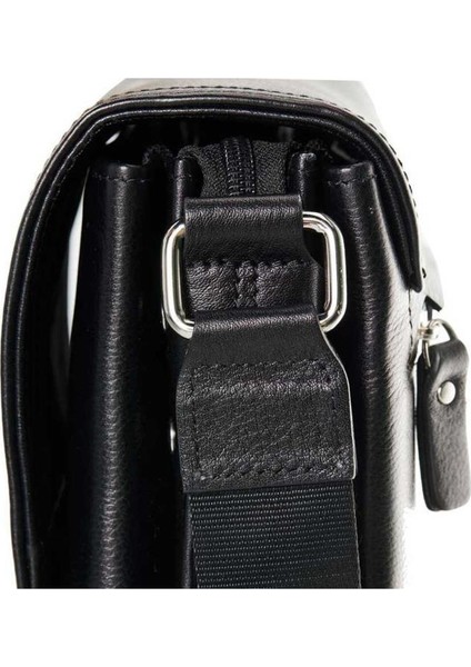 Hakiki Deri Erkek Postacı Çantası Siyah 4261 indirimleri