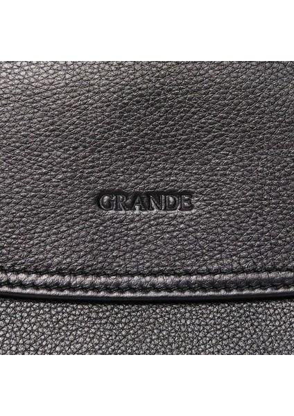 Hakiki Deri Erkek Postacı Çantası Siyah 4261