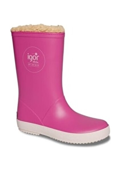 Pembe Çizme Çocuk Borreguito PVC Malzeme Özellikleri ile Kaymaz ve Suya Dayanıklı