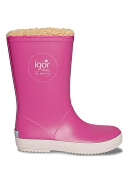 Pembe Çizme Çocuk Borreguito PVC Malzeme Özellikleri ile Kaymaz ve Suya Dayanıklı
