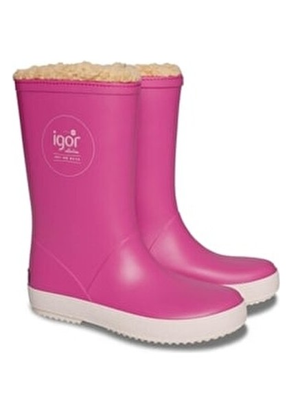 Pembe Çizme Çocuk Borreguito PVC Malzeme Özellikleri ile Kaymaz ve Suya Dayanıklı