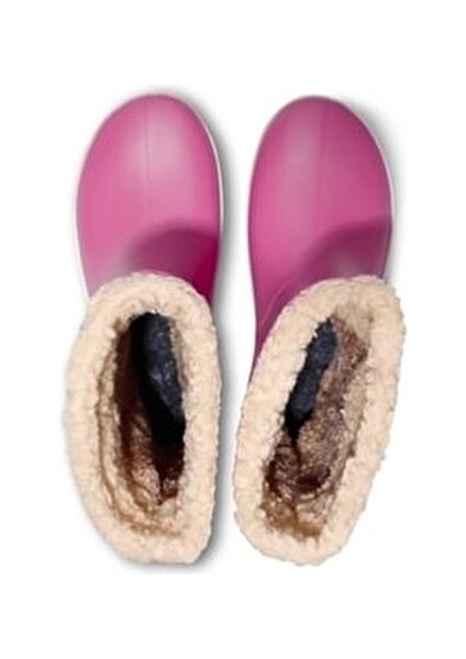 Pembe Çizme Çocuk Borreguito PVC Malzeme Özellikleri ile Kaymaz ve Suya Dayanıklı