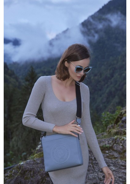 Çapraz Askılı Kadın Çanta Koyu Gri Us23695