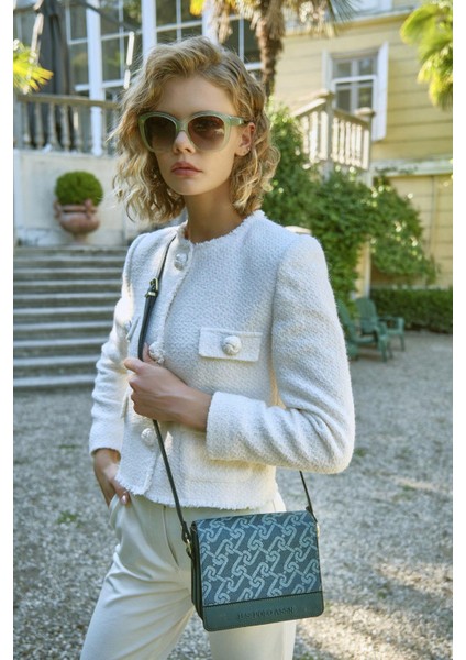 Çapraz Askılı Kadın Çanta Petrol Us23501