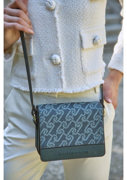 Çapraz Askılı Kadın Çanta Petrol Us23501