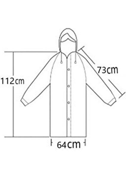 Bay Bayan Yağmurluk Unisex Kaliteli Eva Kumaş Yağmurluk