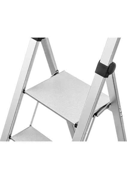 DK40 Standartline 3 Basamaklı Emniyet Merdiveni Alüminyum Renk modelleri