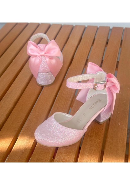 Çocuk Topuklu Ayakkabı, Kısa Topuklu Çocuk Topuklu Ayakkabı, Çocuk Abiye Ayakkabı