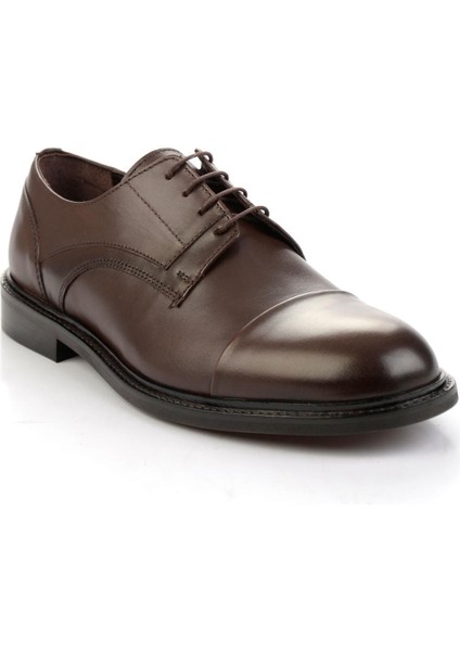 Kahve Hakiki Deri Erkek Klasik Ayakkabı E01580785203 fiyatları