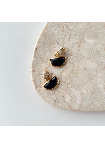 Hummingbird Doğal Taş Küpe