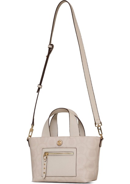 Çapraz Askılı Kadın Çanta Ekru Us25150