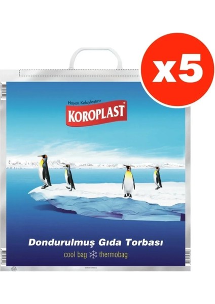Dondurulmuş Gıda Torbası x 5 Adet (50*52 Cm)