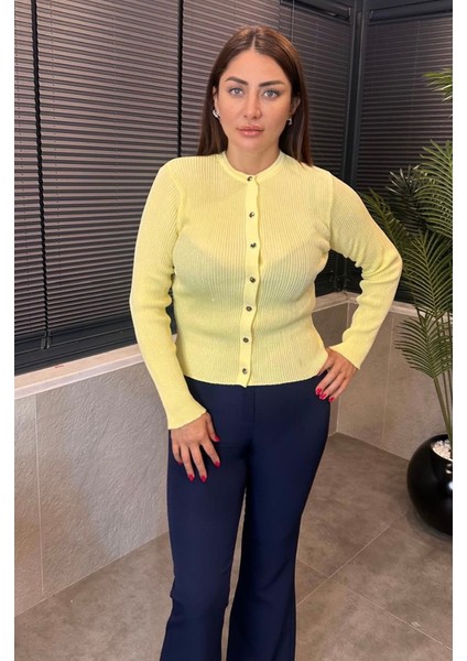 Sarı Simli Merserize Hırka fiyatları