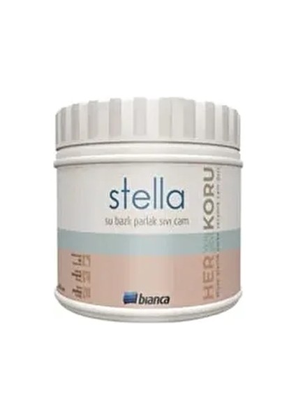 Stella Su Bazlı Parlak Sıvı Cam Yüksek Dayanım Özellikli İç Cephe Boyası