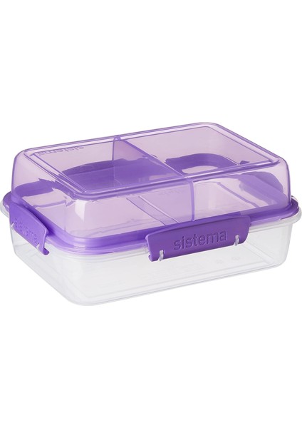 Lunchstack™ To Go™ Saklama Kabı – Dikdörtgen 1.8l & Kare 1.24L, Bpa Içermez, Klipsli Kapaklı