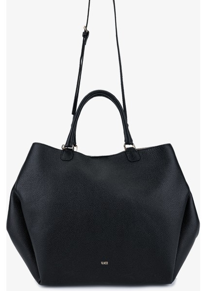 Kadın Hakiki Deri Siyah Omuz Çanta 1169 6368 Bn Cnt SK25-26 Nero