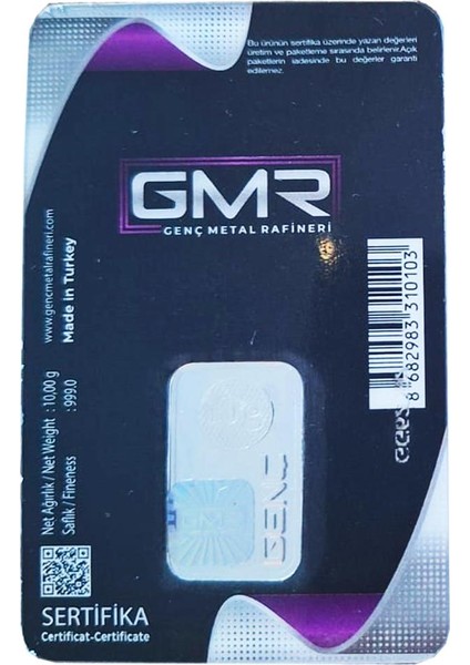 Rimagold Gmr 10 gr Gümüş Külçe fiyatları