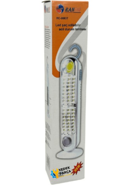 Ranchi RC-6855T 45 LED Güneş Enerjili Şarjlı Acil Durum Işığı – 5 Fonksiyonlu Kamp Lambası fiyatları