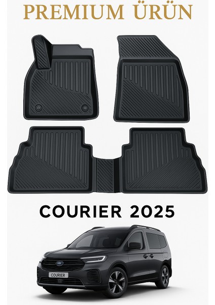 Ford Tourneo Courier 2024 ve Sonrası 3D Oto Paspas Premium fiyatları