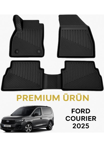 Ford Tourneo Courier 2024 ve Sonrası 3D Oto Paspas Premium modelleri