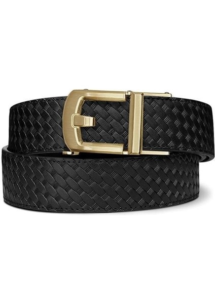 Kore 1.5'' Deri x Hasır Desen Taktik Kemer