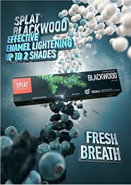 Special Blackwood Beyazlatıcı Diş Macunu 75 ml 5'li Set İtalya Menşeli fiyatları