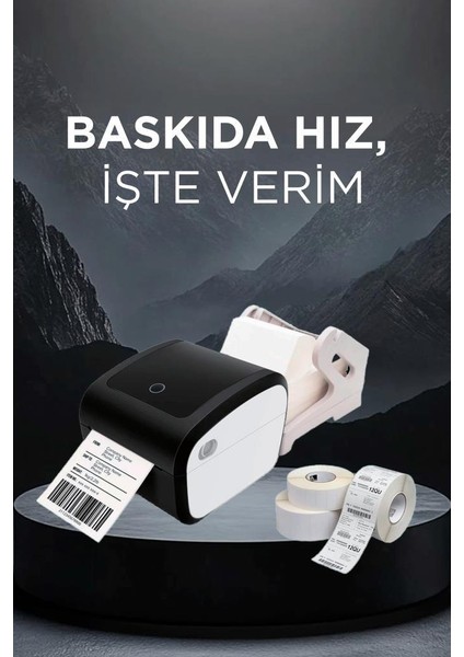 TLP-423X Siyah Direk Termal Adisyon,fiş,barkod,adres,etiket,pazaryerleri Ile Uyumlu Yazıcı fırsatları