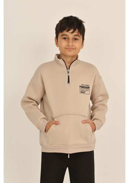 Erkek Çocuk Forever Baskılı Sweatshirt modelleri