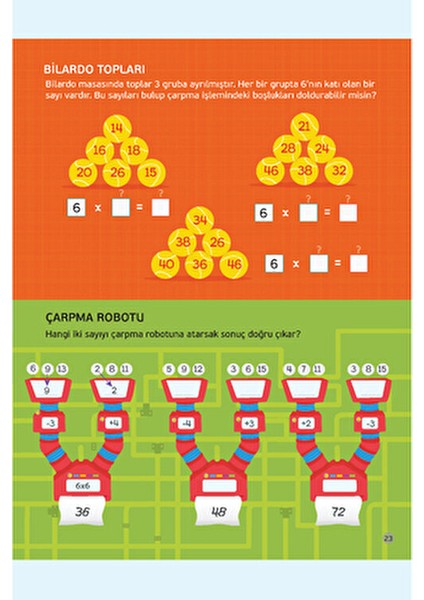 Yedi Günde Çarpım Tablosu 7/24 6 - 8 Yaş İçin indirimleri