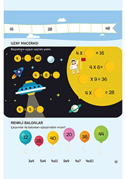 Yedi Günde Çarpım Tablosu 7/24 6 - 8 Yaş İçin