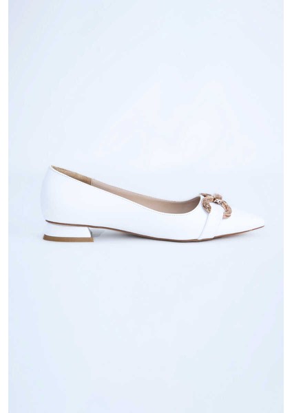 Kadın Babet Ayakkabı Z711600-BEYAZ