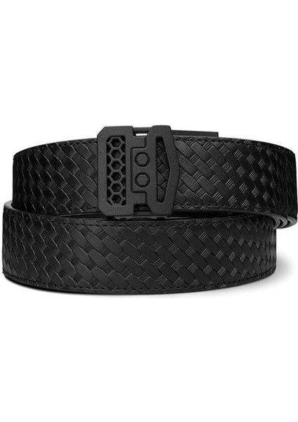Kore 1.5'' Deri x Hasır Desen Taktik Kemer