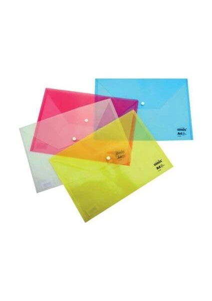 Çıtçıtlı Dosya A4 Şeffaf (3101)