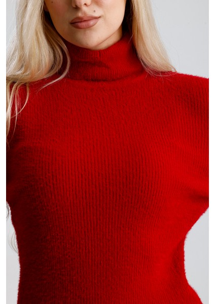 Balıkçı Yaka Sakallı Triko Kazak