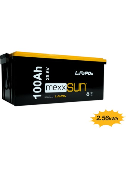 25.6 VOLT-100AH Lifepo4 Lityum Akü