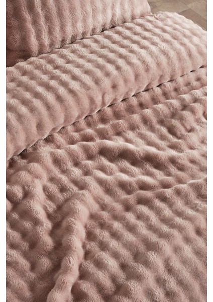 Bubble Battaniye Seti Çift Kişilik Pudra fiyatları