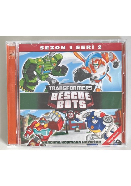 Transformers Rescue Bots Çift VCD (Orijinal Dönem Baskı Vcd)