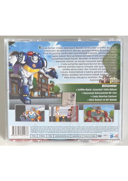Transformers Rescue Bots Çift VCD (Orijinal Dönem Baskı Vcd) fiyatları