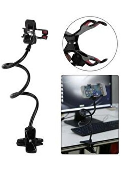 Oynar Başlıklı Telefon Tutucu 360° Döner Başlık ile Güçlü Tutuş Özelliği Araç İçi fırsatları