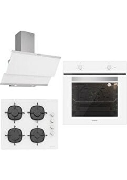 Beyaz Ankastre Set 1 ( 3420W - CS5335W01 - BO6501W01 )