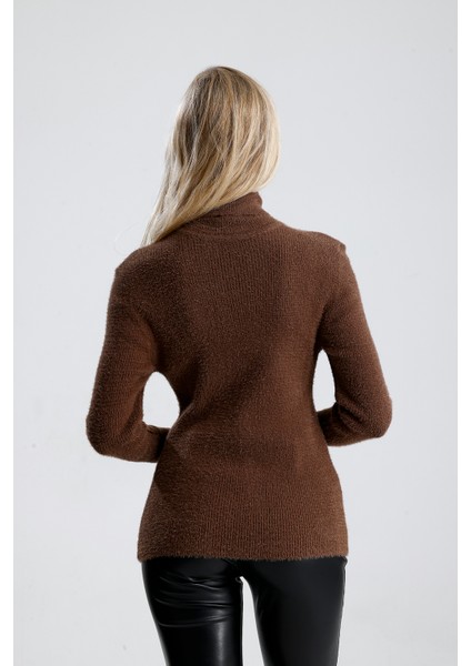 Balıkçı Yaka Sakallı Triko Kazak