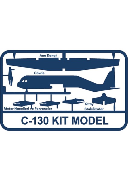 C130 Nakliye Uçağı Kit Card - Eğitici Oyuncak fiyatları