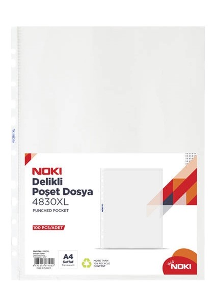 Xl Poşet Dosya Kalın 100'LÜ Paket (4830XL)