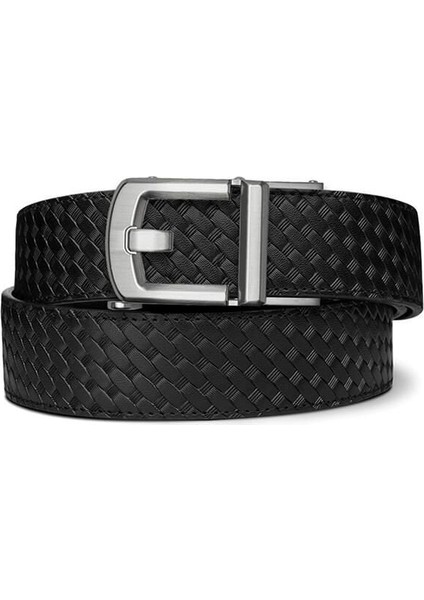 Kore 1.5'' Deri x Hasır Desen Taktik Kemer