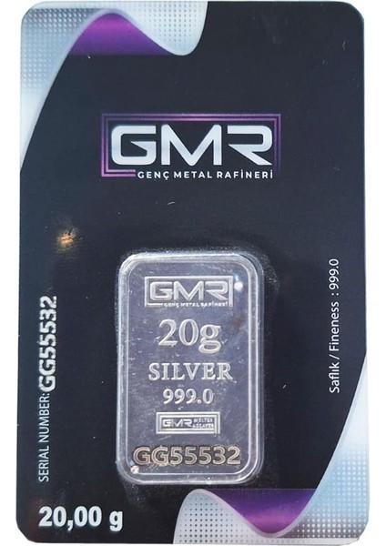 Rimagold Gmr 20 gr Gümüş Külçe
