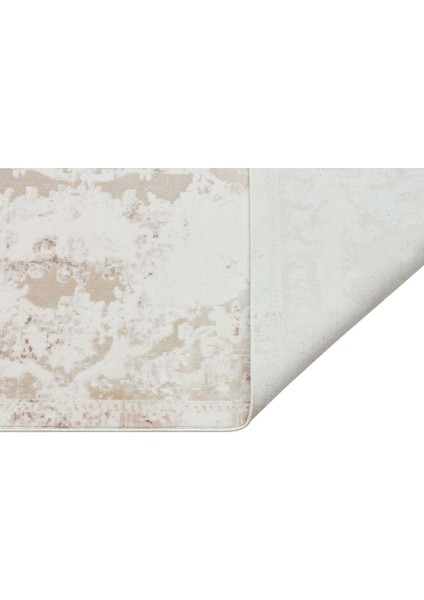 Serenity 7851 Ekru - Viskon Dokuma Halı | Modern Salon Halısı