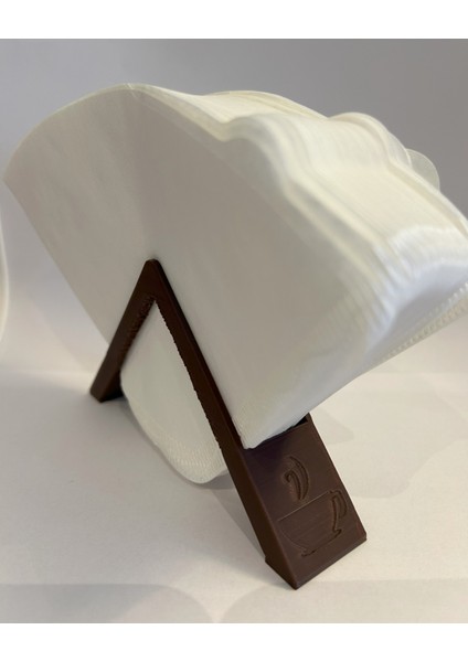 Filtre Kahve Kağıdı Tutucu Standı- Kağıt Standı - Kağıt Düzenleyici Stant – 3D Baskı