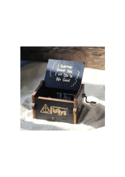 Harry Potter Always Müzik Kutusu Ahşap Işlemeli + Hediye Paketi modelleri